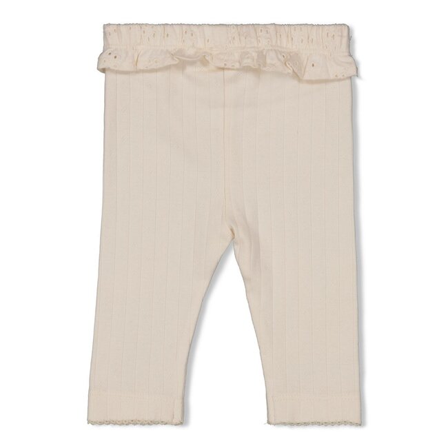 Legging Pointelle Rib Let Your Dreams Blossom Offwhite