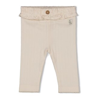 Feetje Legging Pointelle Rib Let Your Dreams Blossom Offwhite