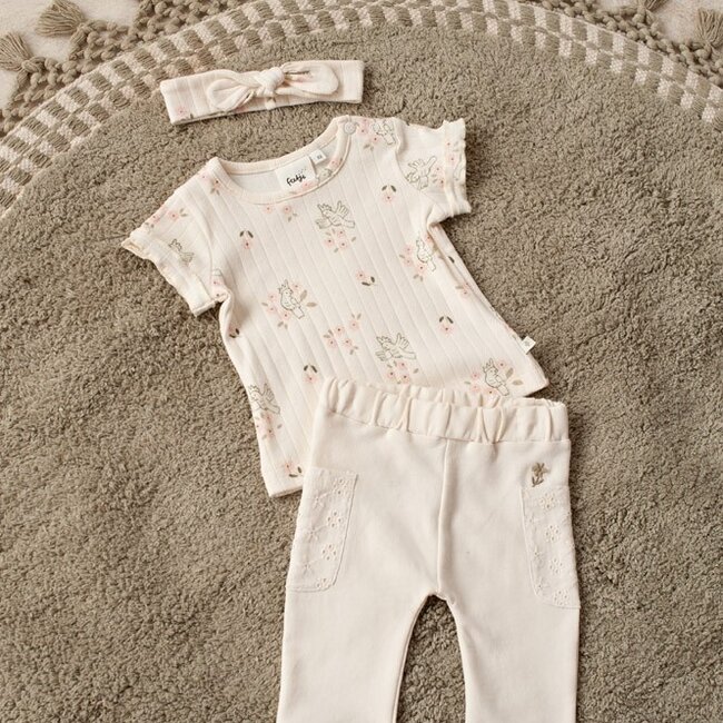 Broek Let Your Dreams Blossom Offwhite