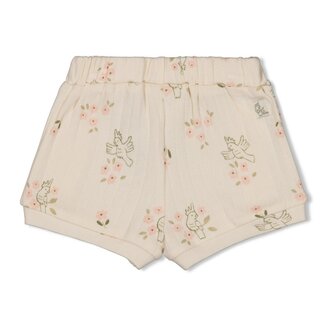 Feetje Short Pointelle Rib AOP Let Your Dreams Blossom Offwhite
