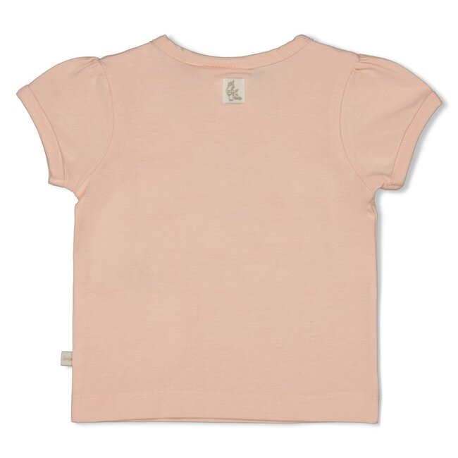 T-Shirt Let Your Dreams Blossom Perzik