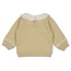 Sweater Met Kraag Relaxed Fit Let Your Dreams Blossom Groen