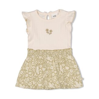 Feetje Jurk AOP Let Your Dreams Blossom Groen