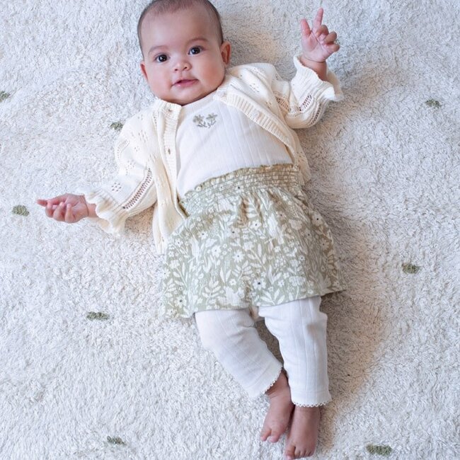 Vestje Gebreid Let Your Dreams Blossom Offwhite