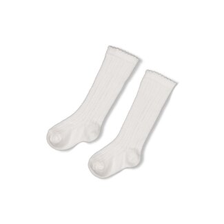Feetje Kniekousen Let Your Dreams Blossom Offwhite