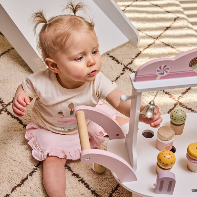 Tweedelige Set Little Bow Soft Pink