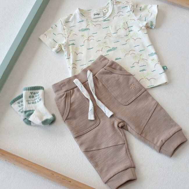 Broek You Croc My World Taupe