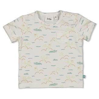 Feetje T-Shirt AOP You Croc My World Offwhite