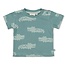 T-Shirt AOP You Croc My World Zeegroen