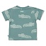 T-Shirt AOP You Croc My World Zeegroen