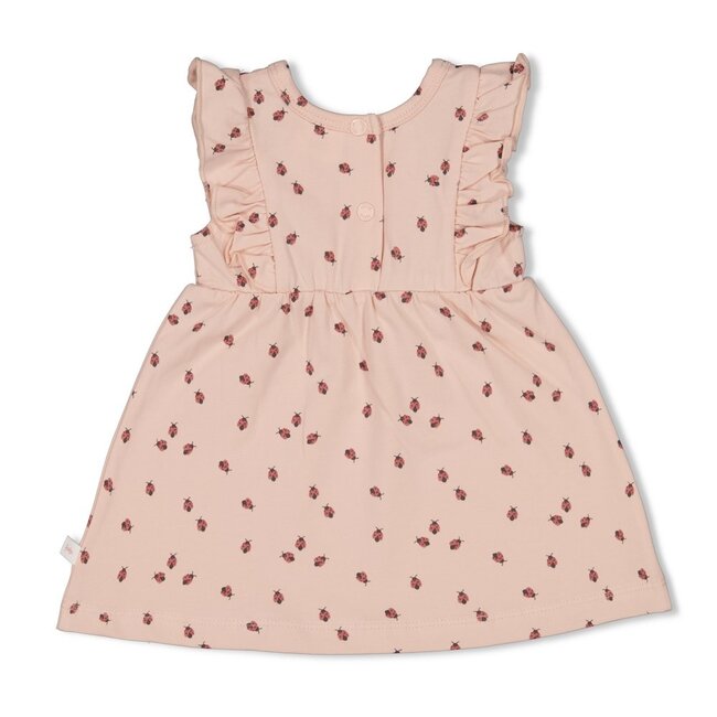 Jurk AOP Ladybug Lichtroze