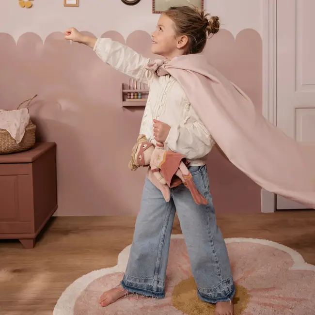 Knuffelpop Super Hero Rosa 35Cm