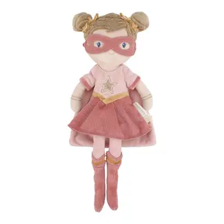 Little Dutch Knuffelpop Super Hero Rosa 35Cm