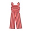 Jumpsuit Streep Seersucker Salsa Sunset Zalm