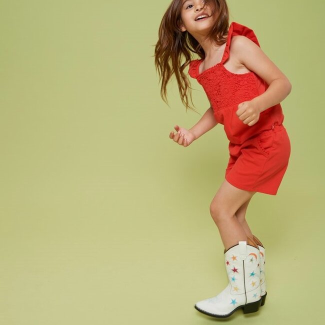 Jumpsuit Kort Salsa Sunset Rood