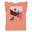 T-Shirt Met Backprint Salsa Sunset Zalm