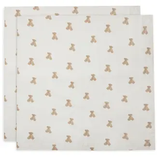 Jollein Hydrofiele Doek Large 115X115Cm Teddy Bear (2Pack)