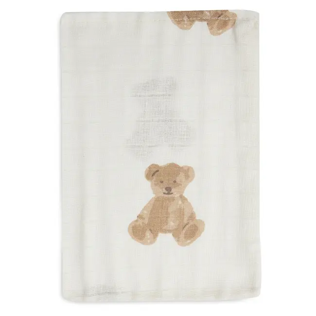Hydrofiel Washandje 15x20Cm Teddy Bear (3Pack)