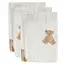 Hydrofiel Washandje 15x20Cm Teddy Bear (3Pack)