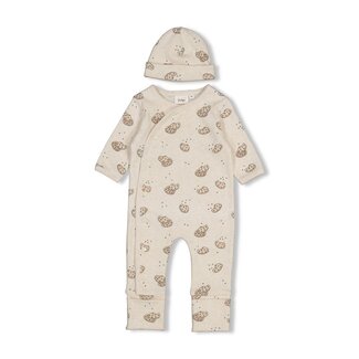 Feetje Set Boxpakje Met Muts Offwhite Melange