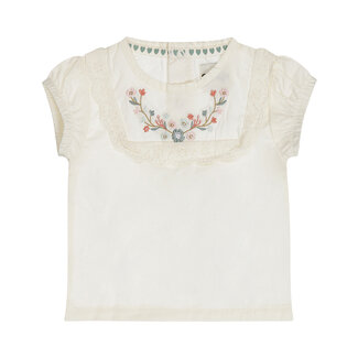Dirkje Blouse Flower Power Off-White