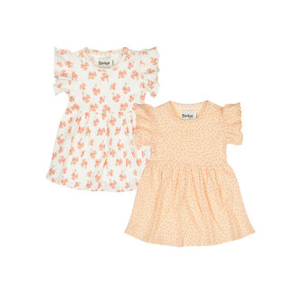 Dirkje Jurk 2-Pack Little Bee Peach