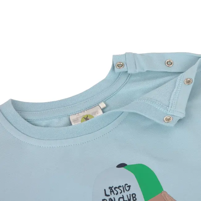 Trui GOTS Dog Pale Blue