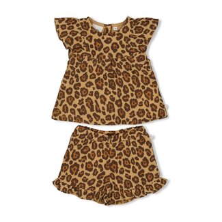 Feetje Top + Short Mousseline AOP Summer Woven Camel