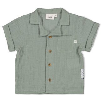 Feetje Blouse Mousseline Summer Woven Zeegroen