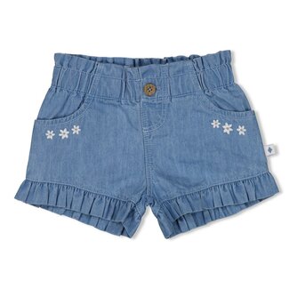 Feetje Short Ruches Summer Denims Lichtblauw Denim