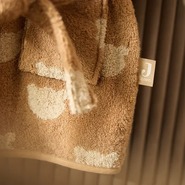 Badjas Badstof 1-2 jaar Jacquard Teddy Bear