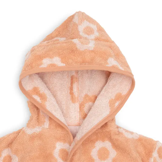 Badjas Badstof 1-2 jaar Jacquard Flower