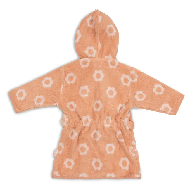 Badjas Badstof 1-2 jaar Jacquard Flower