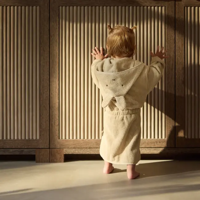 Badjas Badstof 1-2 jaar Nijntje Warm Sand