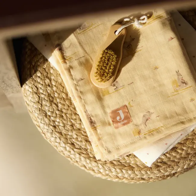 Hydrofiel Washandje 15x20cm Kangaroots (3pack)