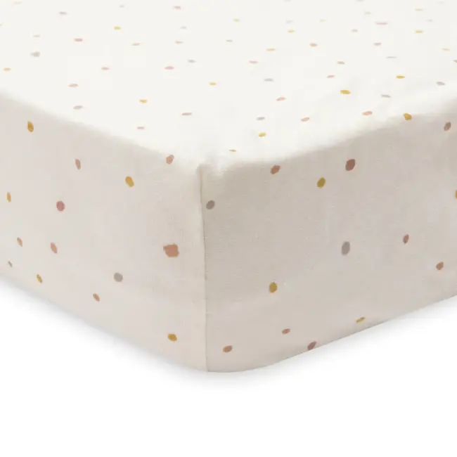 Hoeslaken Jersey 40/50x80/90cm Kangaroots Dusty Dot