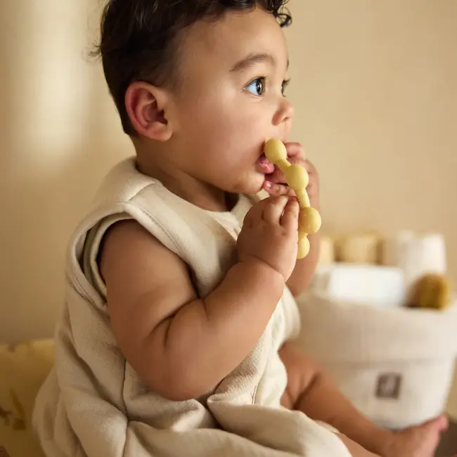 Slaapzak Newborn Jersey Padded 60cm Soft Twine Oatmeal