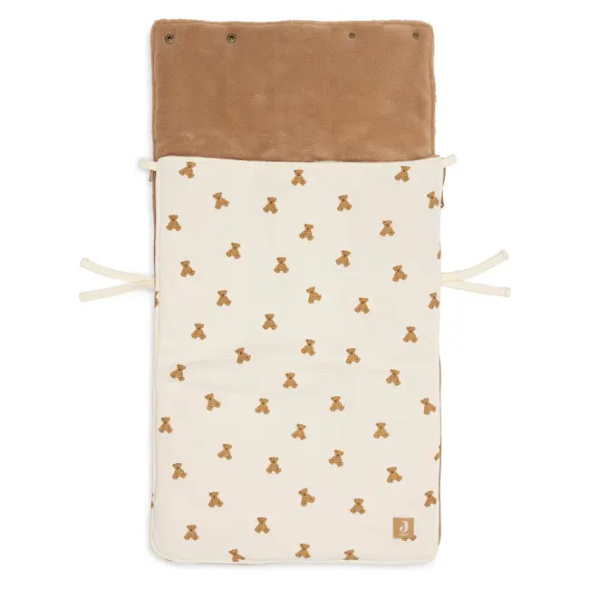 Voetenzak groep 0+ 3/5 punts gordel Mini Teddy Bear Waffle