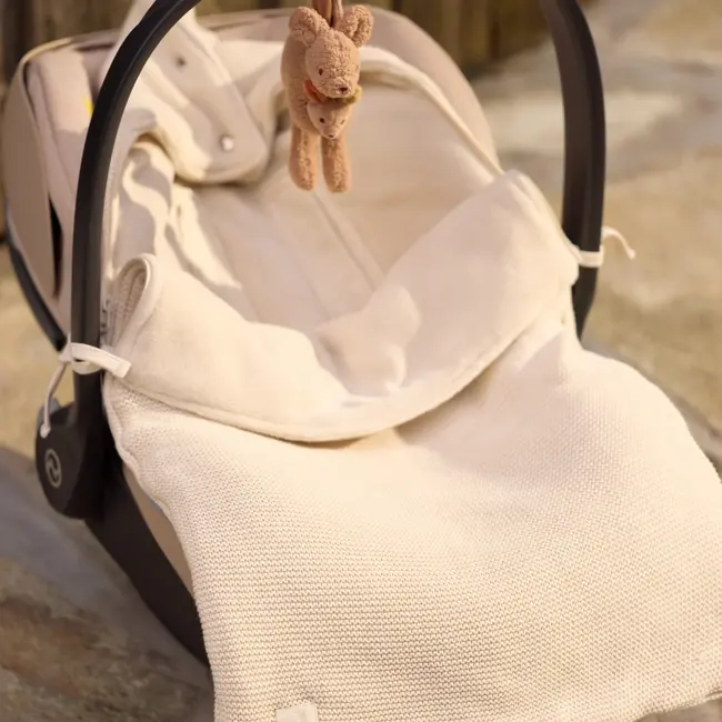 Voetenzak groep 0+ 3/5 punts gordel Little Waffle Sand