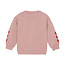 Sweater Heart Embroidery Pale Mauve