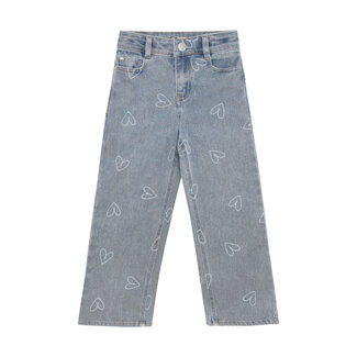 Daily7 Jeans Wide Fit Heart Denim