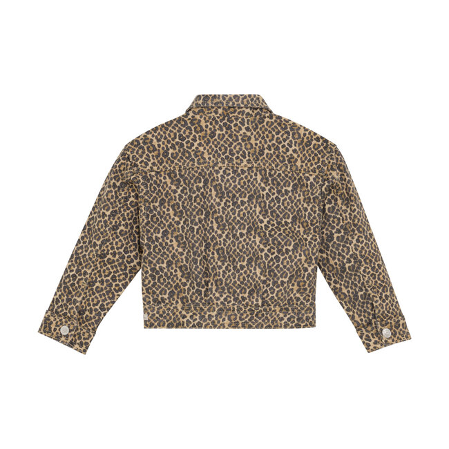 Twill Jacket Animal Latte Sand