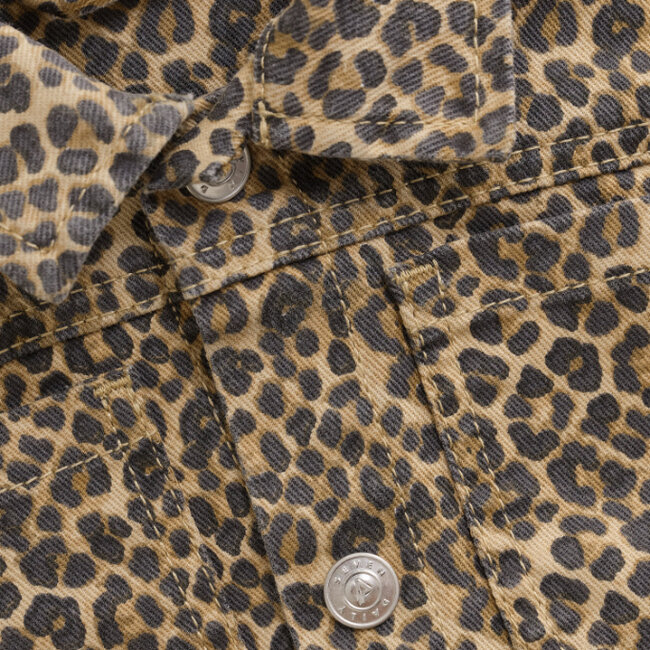 Twill Jacket Animal Latte Sand
