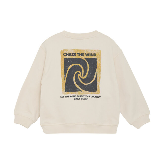 Oversized Sweater Backprint Sandshell