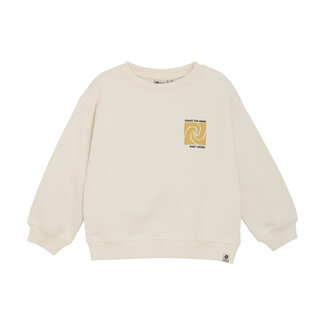 Daily7 Oversized Sweater Backprint Sandshell