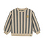 Oversized Sweater Stripe Sandshell
