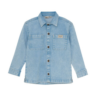 Daily7 Denim Shirt Backprint Denim