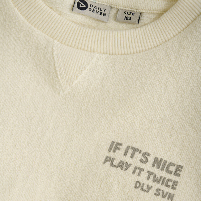 Longsleeve Backprint Off White