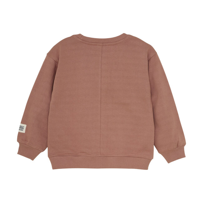 Oversized Sweater Artwork Burlwood