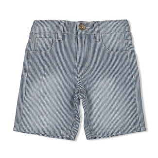Sturdy Short Denim Streep Indigo